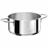 Aeternum Casseruola 2 manici, Acciaio Inox, Adatto anche all'induzione, diametro 16 cm, La Divina