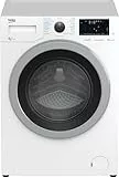 Beko - HTV8736XS-IT - Lavasciuga a Vapore SteamCure 8kg + 5kg, 1400 giri/minuto, ProSmart Inverter - Bianco, 60x59x84h cm
