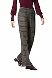 Goldenpoint Donna Legging Flare Long Fantasia Tartan, Colore Multicolor, Taglia S