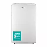 Hisense, APC09NJ, Climatizzatore Portatile,9000BTU/h, 2,6kW, 25㎡, 3-in-1 (Raffrescamento,Ventilazione,Deumidificazione),63dB,LED Display,Timer 24h, Telecomando[Classe energetica A]