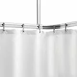 Sealskin Easy Roll Set del Binario per Tenda da Doccia, Acciaio Inox, Alluminio, Opaco