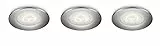 Philips Lighting 591001116 Sceptrum Set di 3 Faretti a LED da Incasso, Cromo