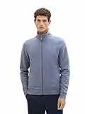 TOM TAILOR 1034629 Felpa, 11529-Gravel Grey Melange, XXXL Uomo