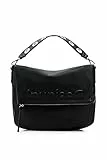 Desigual Bag Half, Borsa con Logo 22 BRETÚN 2000 Black Donna, Nero
