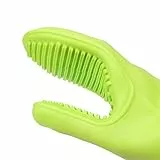 BESTONZON Guanto da forno Guanto da forno in silicone antiscivolo e anti-caldo per la casa (colore casuale)