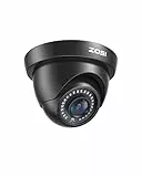 ZOSI 1080p Telecamera di sicurezza dome (Quadbrid 4-in-1 HD-CVI/TVI/AHD / 960H Analog CVBS) Telecamera CCTV di sorveglianza per esterni/interni Visione notturna IR da 65 piedi