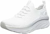 Skechers D'Lux Walker - Let it Glow, Sneaker Donna, Bianco (White), 36 EU