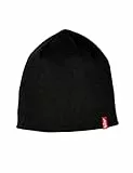 Levi's Otis Beanie, Cuffia Unisex - Adulto, Nero (Black), Large (Taglia Produttore: L/XL)