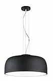 Trio Leuchten Baron - Lampadario in metallo, colore: nero opaco