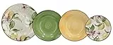 Tognana Zagara, Servizio Piatti per 6 persone, 18 Pezzi, Stoneware, Multicolore