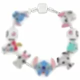 Cartoon Bracciale simyron Cartoon Bracciale con ciondoli scintillanti, Cartoon Bracciale con ciondoli regolabili 17cm Cartoon Bracciale Bracciali per donna per regalo di anniversario
