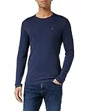 Tommy Jeans Maglietta Maniche Lunghe Uomo TJM Original Maniche Lunghe, Blu (Black Iris), M
