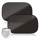Zivacate Tendine parasole auto bambini, Parasole per Finestrini Laterali Auto con Protezione UV Set di 2, Universali Accessori Autoadesivi Auto Parasole, 50 x 31cm