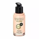 Max Factor Facefinity All Day Flawless Fondotinta 3 in 1, (primer, correttore e fondotinta) per una finitura perfettamente opaca, da 30 ml (etichetta in lingua italiana non garantita)