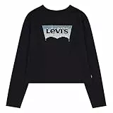 Levi's Kids LVG Meet And Greet Glitter Bat 4EJ159 Maglietta, Caviar, 12 Anni Bambina