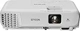 Epson EB-W06 - Video Proiettore 3LCD Pannello RGB LCD, proiezione fino 320”, Risoluzione WXGA 1280 x 800, contrasto 16.000:1, 3700 lumen, altoparlante e telecomando