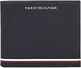 Tommy Hilfiger TH Centrale Liscia CC e Moneta, Portafogli Uomo, Blu Spaziale