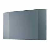 SIGEL SB220 Pannello acustico da parete, 120 x 81 x 6.5 cm, classe di assorbimento acustico A, secondo DIN EN ISO 354, con binario di fissaggio, grigio scuro, 1 pezzo, Sound Balance