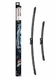 Bosch Automotive Tergicristalli Aerotwin Am466S, Lunghezza 650Mm/380Mm, 1 Set Per Parabrezza Anteriore