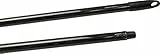 La Briantina Manico Professionale per Scope, in Metallo Plastificato ad Alto Spessore, Lunghezza 130 cm, Colore Nero