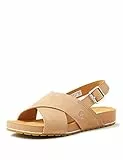 Timberland Malibu Waves Basic X Strap, Sandali, Donna, Medium Beige Suede, 38 EU