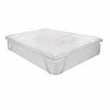 Pikolin Home - Topper in piuma Comfort Plus 9 cm traspirante ed estremamente accogliente; trattamento a tenuta piuma e fodera lavabile