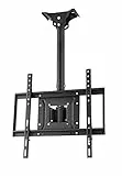 LINK, Braccio Telescopico da Soffitto per TV, Nero