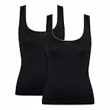 sloggi GO Tank Top C2P, Canottiera, Donna, Nero (Black), XL