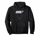 Marvel Avengers Iron Man Stark Industries Felpa con Cappuccio