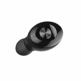 HIFI Wireless In-ear Impermeabile Bluetooth 5.0 Auricolare Singolo Mini XG12 Auricolari Bluetooth Auricolare Senza Fili per Ufficio Telefono, Nero , Taglia unica