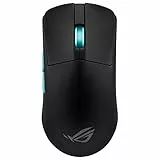ASUS ROG Harpe Ace Aim Lab Edition Mouse Gaming, Super Leggero, 36000 dpi, Wireless 2.4 GHz, Bluetooth, Bassa Latenza, USB, Batteria a Lunga Durata, Illuminazione RGB Aura SYNC, Bianco