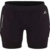 Pro Touch Rufina II - Pantaloncini da Donna 2 in 1, Donna, Pantaloncini, 280578, Nero, 44