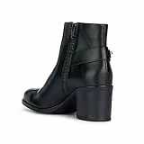Geox D New Asheel, Stivale alla Caviglia, Nero, 41 EU