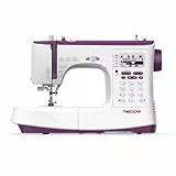 Necchi NC-204D Macchina per Cucire, Interno in pressofusione in Alluminio, scocca in ABS, Violet, Regular