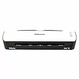 Fellowes plastificatrice Sola, formato A4, fino a 125 micron, uso domestico, plastificatrice con leva di sblocco e modalità riposo, riscaldamento in 4 minuti [ESCLUSIVA AMAZON]