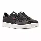 Levi's New Union 2.0, Sneaker Donna, Nero Regolare, 39 EU