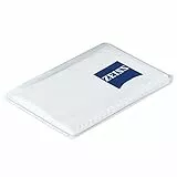 ZEISS - Panno in microfibra, per obbiettivi, filtri, occhiali, binocoli e display LCD, bianco