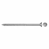 Fischer 670116 Power-Fast II FPF II CZP - Viti per Legno o Truciolare A Filetto Parziale, Pozi, Testa Svasata Piana , Blu (Passivato), 3,5x35 mm, 300 Pezzi