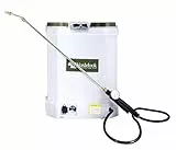 VERDELOOK Pompa a Spalla Irroratrice a Batteria al Litio 12V 8AH da 16 litri compreso di caricabatteria irrigazione giardino