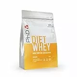 PhD Nutrition Diet Whey Proteine Whey in Polvere a Basso Contenuto Calorico, Ideale per Preworkout, Alta Proteina Lean Matrix, Banana (40 Porzioni, 1kg)