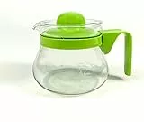 Sanfor | Caraffa per Caffè, Tè e Acqua | Brocca di Vetro | Resistente al Calore | Per Microonde | Trasparente | 300 ml