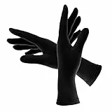 Colours & Beauty Guanti Donna Invernali Made in Italy in micropile colore Nero | Guanti Riscaldanti | Guantini Donna Morbidi | Guanti Antivento | Guanti da Passeggio