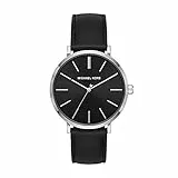 Michael Kors Auden, Orologio a Tre Lancette da Uomo, Lega Argentata, MK7145