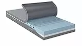 Amazon Basics materasso 2 in 1 ibrido in schiuma con 2 livelli di rigidità, H3 semi-rigido & H4 rigido, 160x200 cm