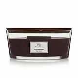 Woodwick 76078E, Candela Profumata con Stoppino Scoppiettante, Fino A 50 Ore, paraffina Cera di soia, Viola (Spiced BlackBerry), Ellipse