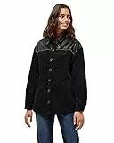 Desires Gwenda Shirt Jacket, Giacca Camicia, Donna, Nero (9000 Black), M