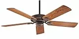 HUNTER FAN Outdoor Elements, 132 cm, Ventilatore da Soffitto per Interni/Esterni con Catena a Strappo, Finitura Mattone Antico, con 5 Pale Reversibili, Ideale per l'Estate e l'Inverno, Modello 24324