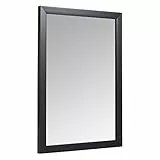 Amazon Basics Specchio da parete rettangolare da 50,8 x 71,1 cm, finitura standard, nero