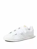 adidas Stan Smith CF, Scarpe da Ginnastica Uomo, Bianco/Bianco/Oro Met., 43 1/3 EU