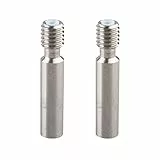 Jopto Set 2 Raccordi V6 J Tubo Teflon, Acciaio Inox, per Estrusore Stampante 3D Makerbot MK8 Filamento 1 1,75 mm